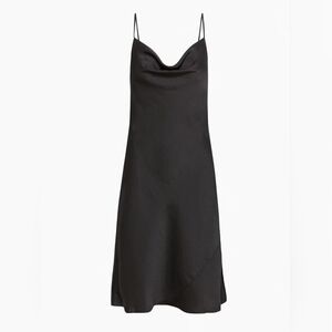NEW Aritzia Wilfred Only Satin Cowlneck Slip Dress